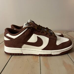 Nike Dunk Low Next Nature Red Sepia Brown White Size 8.5 Women's HJ7673-001